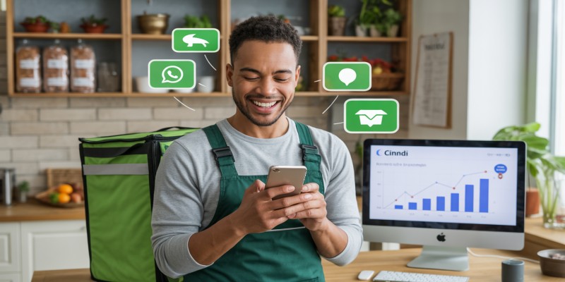 Como impulsionar seu delivery pelo WhatsApp com a CINNDI